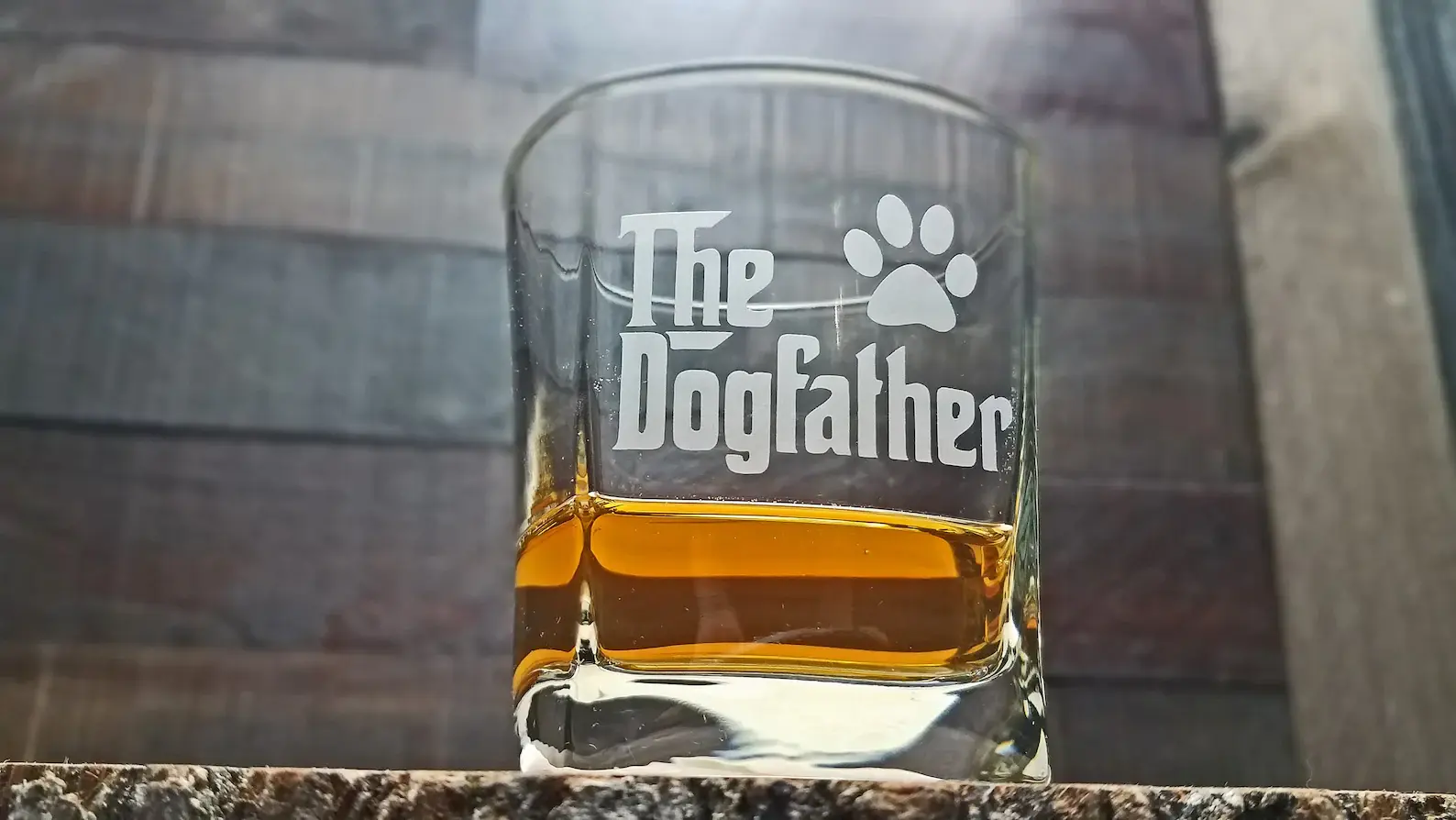 The DogFather Whiskey Glass